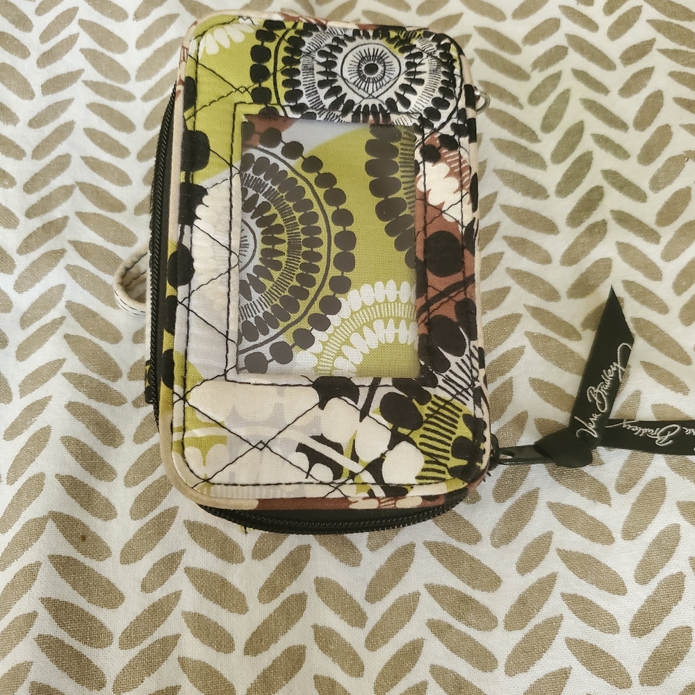 Vera Bradley Cocoa Moss Wallet/Wristlet